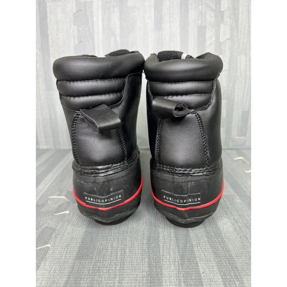 Public Opinion Fairbanks Weather Boot Black Size 7 Men